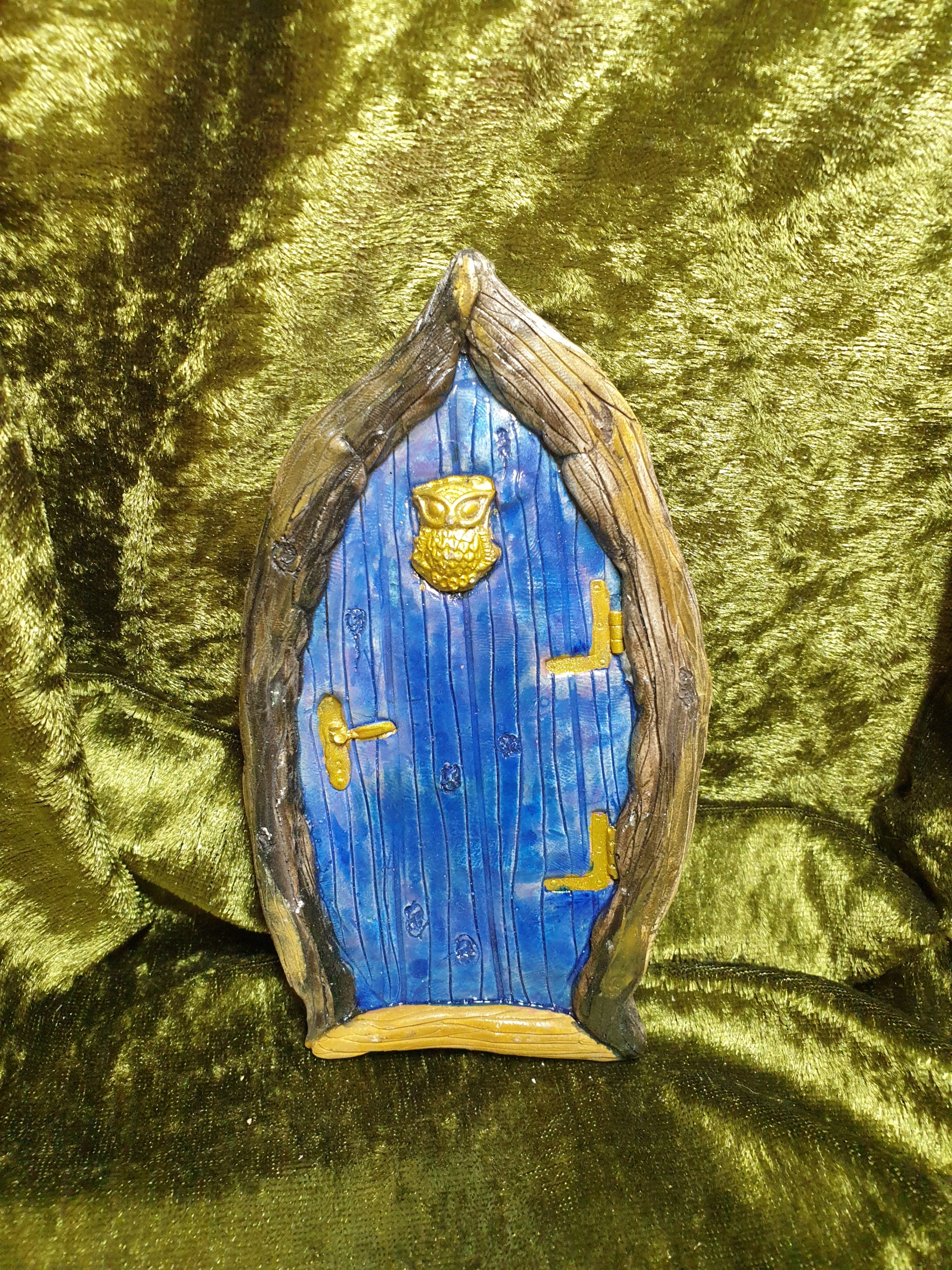 Feentür mit Eule Feentür mit Eule